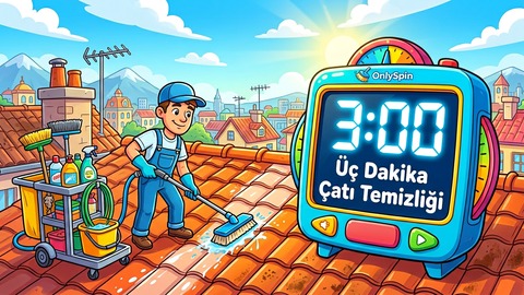 ÜçDakika Çatı Temizliği hızlı görev oyun modu