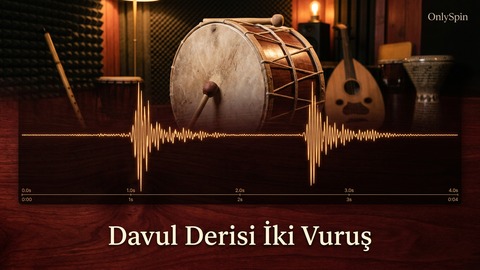DavulDerisi İki Vuruş ritim tanıma ses modu ekranı