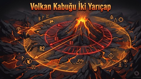 VolkanKabuğu İki Yarıçap strateji oyun modu ekranı
