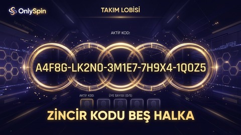 ZincirKodu Beş Halka takım lobi modu ekranı